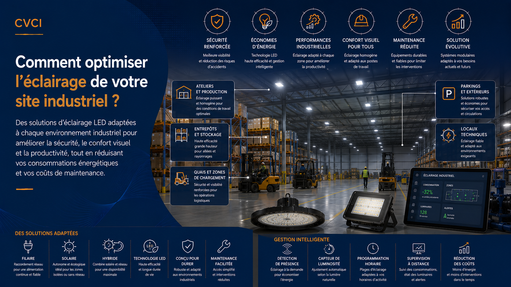 Comment optimiser l’éclairage de votre site industriel ?