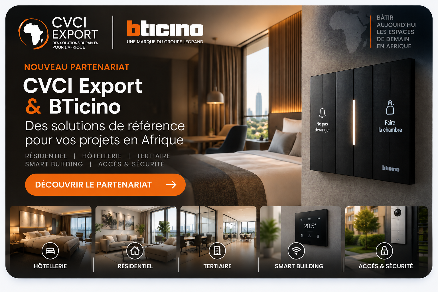 CVCI Export & BTicino : un nouveau partenariat pour l’Afrique